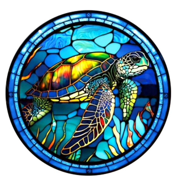 Sea Turtle Suncatcher- acrylic - Picture 3 of 7